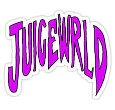 Juice wrld coloring page by draw it cute. Juice Wrld Dripping Logo Sticker Logo Sticker Music Stickers Print Stickers
