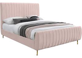 Pink bedding sets include an assortment of sleep essentials, from shams and bed skirts to fitted sheets and blankets. Zara Pink Velvet Queen Bed 3 Boxes Best Buy Furniture And Mattress
