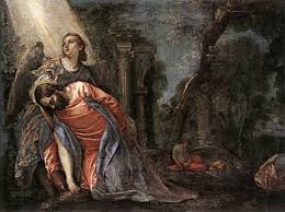 Painting By Veronese Christ In The Garden Supported By An Angel Agony In The Garden Garden Of Gethsemane Canvas Art Prints