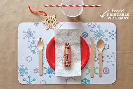 Lily sugar'n cream stripes placemat skill level: Printable Holiday Place Mats Mom Com