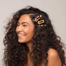 Acrylic Stackable Snap Clip 3pc Set Citrine Curly Hair Styles Curly Hair Styles Naturally Long Hair Styles