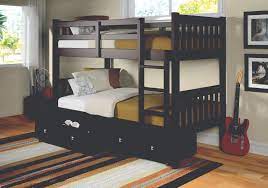 Gray twin over full bunk bed with trundle and stairs for kids. Layton Twin Over Twin Bunk Bed With Storage Cleo S Furniture