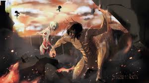 Eren Yeager Titan Vs Annie Leonhart Titan Computer Wallpapers Desktop Backgrounds 1920x1 Attack On Titan Eren Attack On Titan Art Attack On Titan Season