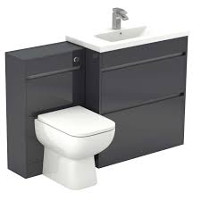 Make big savings in the bathstore clearance and create your dream bathroom for less. City Grey Gloss 1300mm 2 Drawer Vanity Unit Toilet Suite