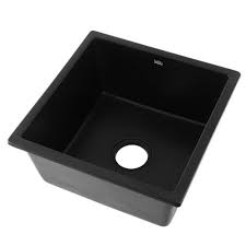 Kitchens and laundries come into their own with the presence of a resourceful and stylish sink. Kitchen Laundry Sink Single Bowl Granite Stone 450 450 Black Or White Stylish Safety Variety Store