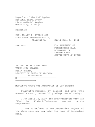 Notice Of Lis Pendens - Notice Lis Pendens | Pdf
