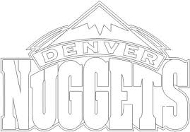 Logo denver nuggets in.eps file format size: Denver Nuggets Logo Coloring Page Free Coloring Pages