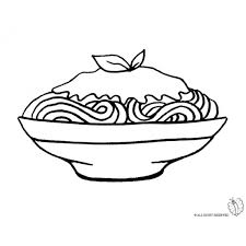 Agli spaghetti non ci sono ancora arrivata, però mi piace tantissimo disegnare cupcakes alla frutta! Disegno Di Piatto Di Spaghetti Da Colorare Per Bambini Disegnidacolorareonline Com