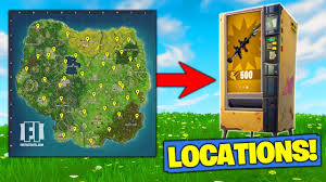 And as we can glean from. All Vending Machine Locations In Fortnite Battle Royale Youtube