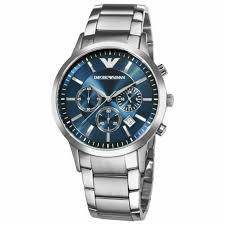 You'll find new or used products in armani men wristwatches on ebay. Emporio Armani Classic Ar2448 Blue Dial Stainless Steel Wrist Watch For Men 43 Mm For Sale Online Ebay