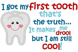 My First Tooth Applique 3 Sizes Products Swak Embroidery First Tooth Baby First Teeth Photography Baby Girl Newborn Photos