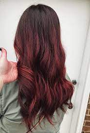 You can go to the hairdressers, where they'll use a dark brown with ash in it, to dye over it. Dark Brown Fading Into A Deep Red By Kendra Sorenson Ombre Hair Color Red Ombre Hair Brown Hair Fade