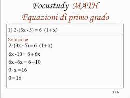 Queste equazioni hanno la seguente struttura: Equazioni Di Primo Grado Esercizi Con Soluzione 4 Youtube