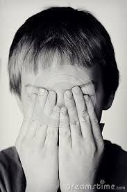 Boy Covering Eyes With Hands Stock Photos Photo Eyes