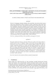 Jurnal ekonomi malaysia (jem) is a scopus indexed peer reviewed journal published by ukm press (penerbit ukm), universiti kebangsaan malaysia. Http Www Ukm My Fep Perkem Pdf Perkemiv Perkem2009 2 35 Pdf