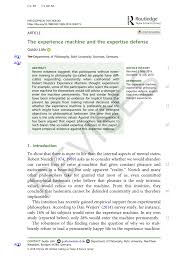 Coffee machine automatic vending definition of insanity vaasl. Pdf The Experience Machine And The Expertise Defense