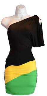 Jamaica Flag Colours Cocktail Dress Big Jpg 351 707 Jamaican Clothing Jamaican Dress Jamaica Outfits