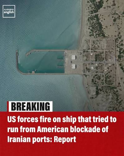 🔴 The United States forces fired on a Panama-flagged ship that tried to run from the American blockade of Iranian ports, The Wall Street Journal reports 🔴 The US military helicopter fired
