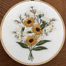 Beginner mod embroidery sampler pattern. White Anemone Embroidery Pattern Beginner Embroidery Pdf Embroidery Pattern 5 Hoop Embroidery Pattern Flower Embroidery Pattern Sewing Embroidery Designs Floral Embroidery Patterns Embroidery Patterns Free