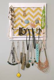 Get some ideas on how to make your own diy jewelry organizer to display your lovely jewels in style. Diy Picture Frame Jewelry Organizer