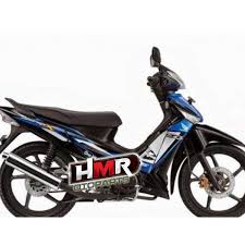 Modifikasi motor supra fit 2006 drag terbaru sukaon via sukaon.id. Striping Honda Supra X 125 R 2013 Stiker Body Standar Hitam Biru Lazada Indonesia