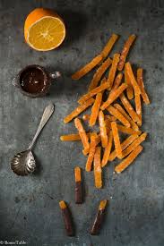Ecorces D Oranges Confites Chocolat Noir Chocolat Noir Recette Orangette Nourriture Arc En Ciel