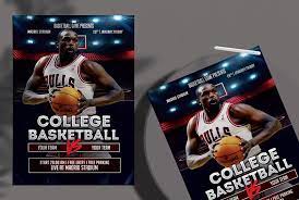 College Basketball Free Psd Flyer Template Free Psd Flyer Templates Free Psd Flyer Psd Flyer Templates