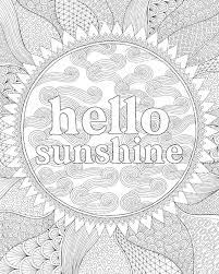 So get out your colored pencils and relax while. Hello Sunshine Coloring Canvas Coloring Pages Coloring Canvas Coloring Pages For Grown Ups