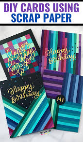 Size 4.25x 5.5 textured 300g watercolor paper folded note card with brown envelope. Diy Scrap Paper Cards Paper Strip Card Designs It S Me Jd