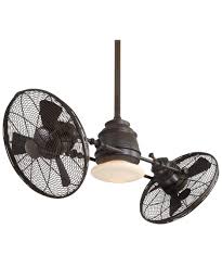 Vintage Gyro 42 Inch Multi Head Ceiling Fan With Light Kit By Minka Aire Vintage Ceiling Fans Fan Light Bronze Ceiling Fan