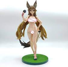 Amazon.co.jp: 32Cmダイキ工業キツネの耳アニメ少女Pvcアクションフィギュアおもちゃ温度で色が変わる大人の像収集可能なモデル人形 :  ホビー