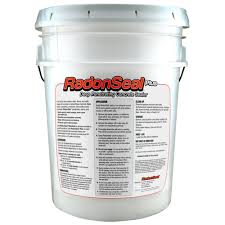 Radonseal Plus 5 Gal Deep Penetrating Concrete Sealer For Foundations And Basement Floors Clear Matte Concrete Sealer Basement Flooring Concrete