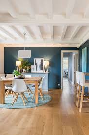 Maison Lyon Renovation De 120 M2 Pour Une Famille Decoration Salon Bleu Salle A Manger Bleue Et Deco Salle A Manger