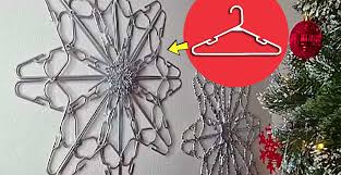 Where do you hang your coats and maybe handbags? Diy Coat Hanger Christmas Snowflake Diy Ways