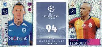 Uefa champions league 2020/2021 scores, live results, standings. Football Cartophilic Info Exchange Topps Uefa Champions League Official Sticker Collection 2019 20 08 Checklist