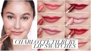 Charlotte Tilbury Lipstick Collection + Swatches