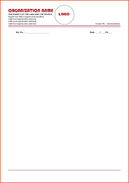 Letter Head Format Formal Template Sop Templates Pdf Company Letterhead Template Letterhead Template Letterhead Business