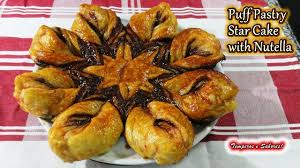 Puff Pastry Star Cake With Nutella Easy And Delicious Youtube