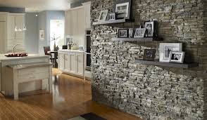 stone accent wall traditional