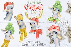 Freesvg.org offers free vector images in svg format with creative commons 0 license (public domain). Christmas Llama Watercolor Creator Vol 1 Graphic By Evgeniiasart Creative Fabrica Graphic Illustration How To Draw Hands Illustration