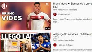 Para comenzar, cuéntanos un poco cómo fue cuando san martín te fichó. Bruno Vides Ya No Jugara En Universitario Canales De Youtube Se Ven Obligados A Borrar Sus Videos De Bienvenida Deportes Trome