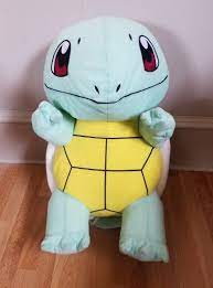 A Jumbo Pokemon Plush The Item Is In Great Shape With Light Wear Included Are The Following Toy Factory Squirtle Giant Plush Pet Toys Plush Stuffed Animals
