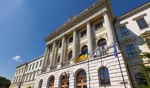 Офіційний логотип львівської політехніки — стилізоване зображення фасаду головного корпусу університету, оздоблене вигнутою. Lvivska Politehnika Vvijshla Do Spisku Najkrashih Vishiv U Sviti Chetverta Studiya