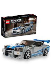 LEGO مسابقه سریع‌ترین قهرمانان: ماشین نیسان اسکایلاین GT R (R34) (319 قطعه)  - شیکولات