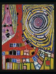 Hundertwasser Mountain Climbing Windows Ii Art Card Hundertwasser Art Hundertwasser Friedensreich Hundertwasser