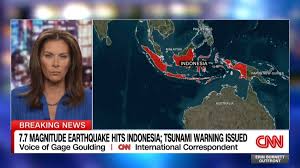 インドネシアでM7.7の地震、津波警報発令 死傷者発生の可能性