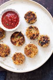 Potato Cauliflower Patties Vegan Recipe Vegan Richa