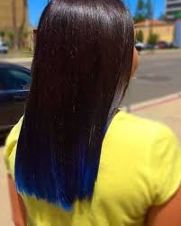 15 Blue Ombre Hairstyles For Women Askhairstyles Blue Ombre Hair Blue Tips Hair Dark Blue Hair