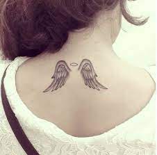Angel Wings Tattoos 16 Small Angel Wing Tattoo Angel Wings Tattoo Neck Tattoo
