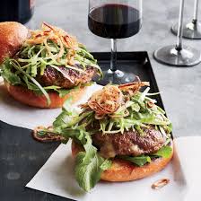 Beef steak burger with truffle mayonnaise, tomato chutney in a brioche bun with fries. 33 Best Burger Recipes Food Wine